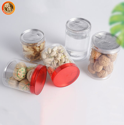 Embalagem de plástico para alimentos frasco de biscoitos PET 1200 ml leve