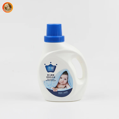 Garrafa de detergente para roupa em PE com forma concentrada para limpeza profissional