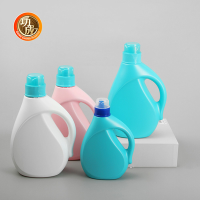 Botelha de detergente para roupa azul versátil Botelha de líquido de lavagem recarregável