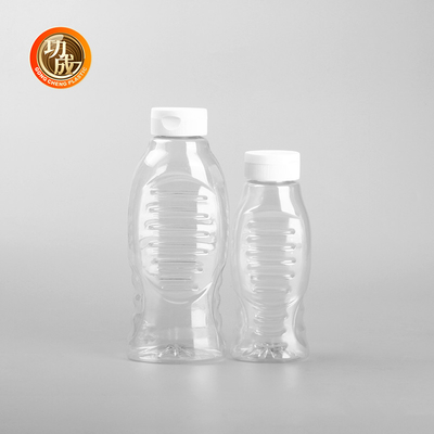 Garrafa de plástico transparente para reabastecimento fácil
