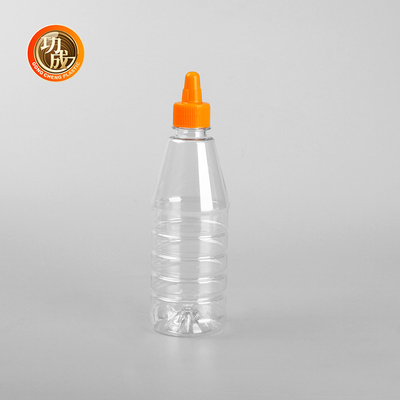 Garrafa de plástico transparente para reabastecimento fácil