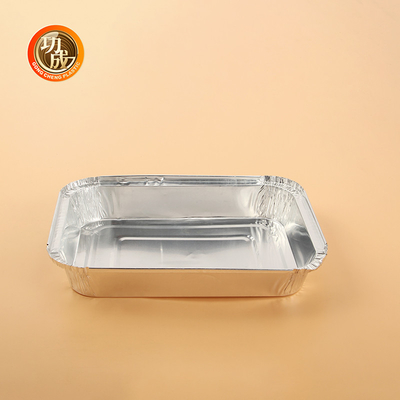Customize Rectangular Round Food Package Caixas de embalagem de embalagem de prata ouro tampa tapa folha tapa tapa PP tapa