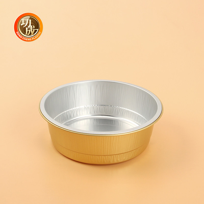 Customize Rectangular Round Food Package Caixas de embalagem de embalagem de prata ouro tampa tapa folha tapa tapa PP tapa