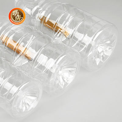 Garrafas de plástico transparente de temperos, temperos de qualidade alimentar Embalagens de 1800 ml Capacidade