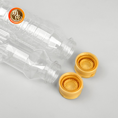 Garrafa de óleo comestível de plástico transparente de qualidade alimentar 1000 ml-1800 ml Capacidade para temperos