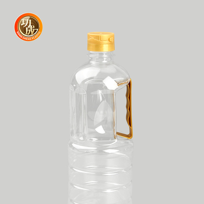 Garrafas de plástico transparente de temperos, temperos de qualidade alimentar Embalagens de 1800 ml Capacidade