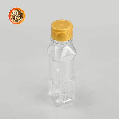 Garrafas de plástico transparente de temperos, temperos de qualidade alimentar Embalagens de 1800 ml Capacidade