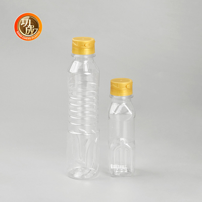 Garrafas de plástico transparente de temperos, temperos de qualidade alimentar Embalagens de 1800 ml Capacidade