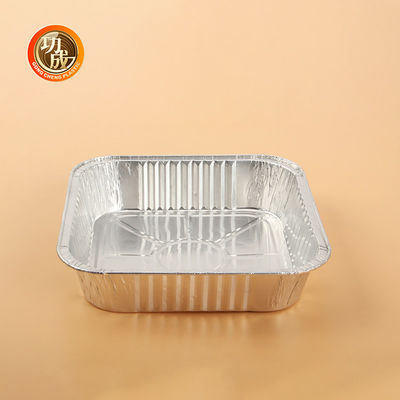 Caixas de embalagem de alimentos de alumínio ecológicos Logotipo personalizado e impressão Forma retangular / redonda / OEM